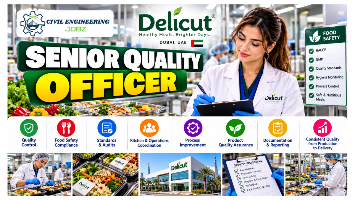 Senior Quality Officer Jobs Dubai UAE 2026