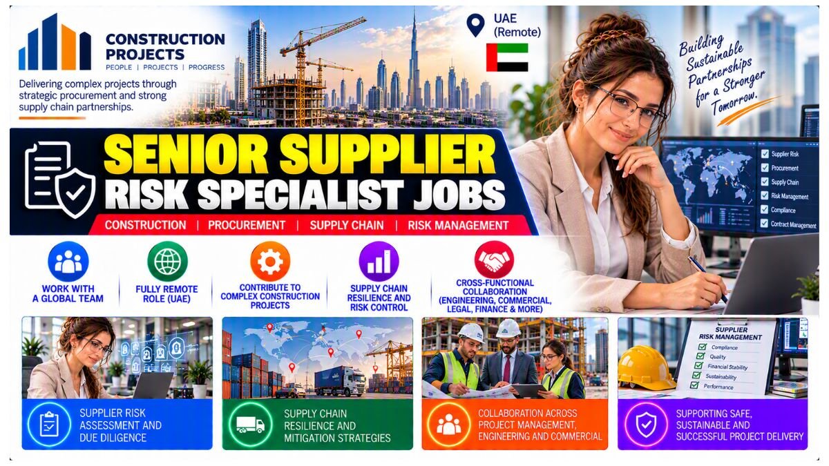 Senior Supplier Risk Specialist Jobs UAE 2026