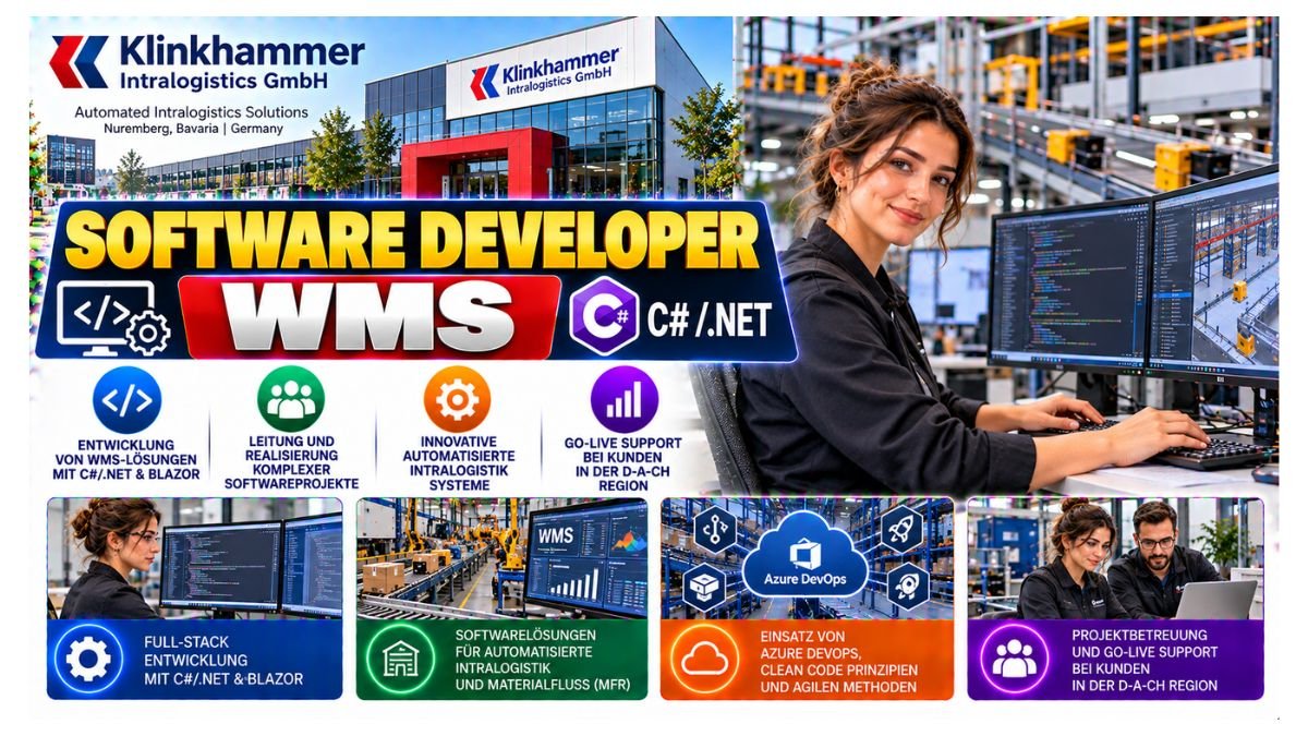 Software Developer WMS C# .NET Jobs Germany 2026