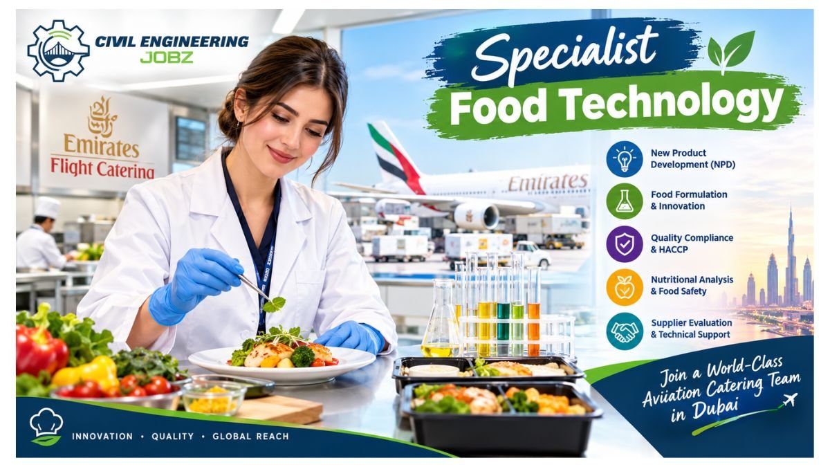 Specialist Food Technology Jobs Emirates Flight Catering Dubai UAE 2026
