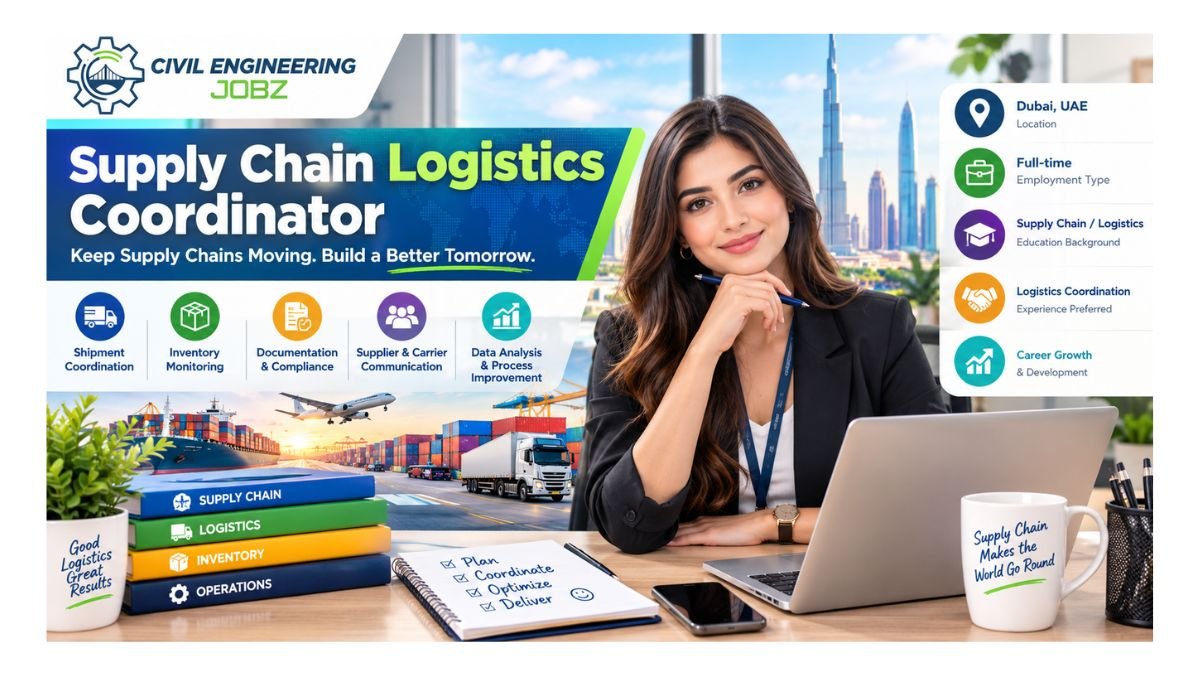Supply Chain Logistics Coordinator Jobs Dubai UAE 2026