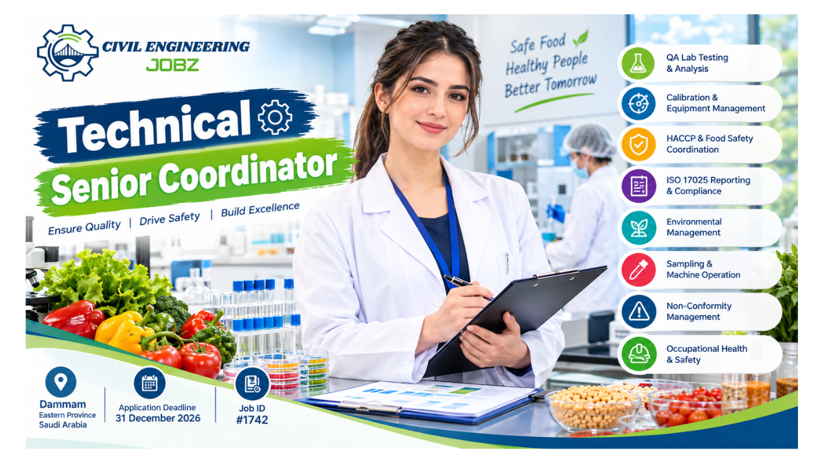 Technical Senior Coordinator Jobs Dammam Saudi Arabia 2026