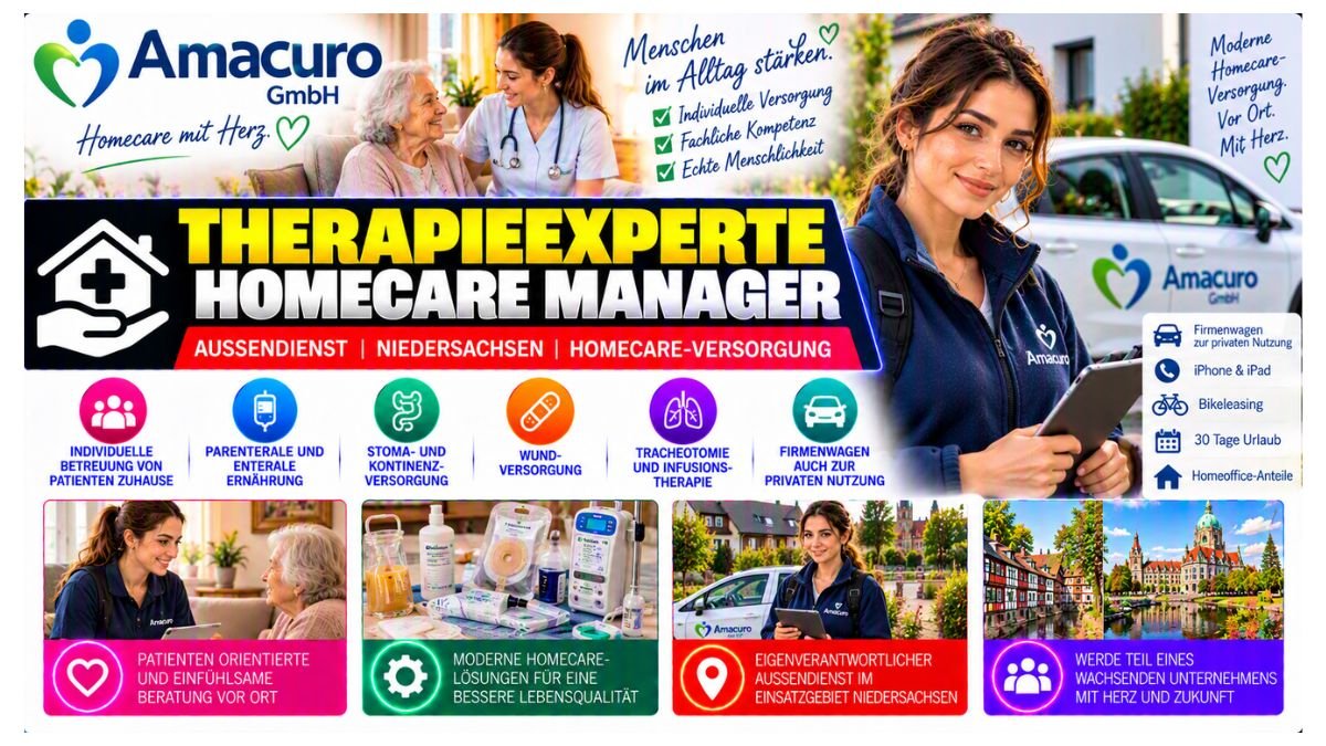 Therapieexperte Homecare Manager Außendienst Jobs Hamburg Germany 2026