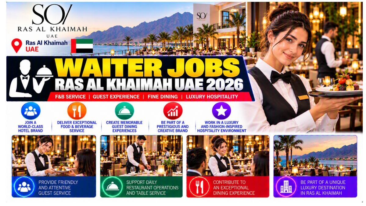 Waiter Jobs Ras Al Khaimah UAE 2026