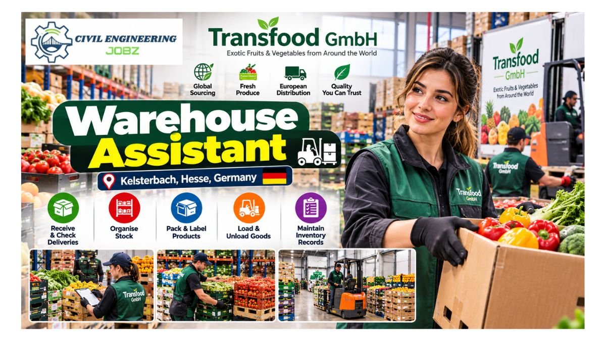 Warehouse Assistant Jobs Kelsterbach Germany 2026