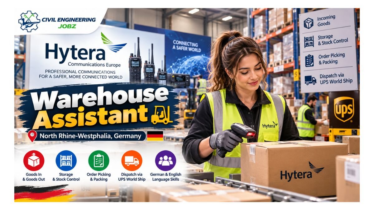 Warehouse Assistant Jobs North Rhine-Westphalia Germany 2026