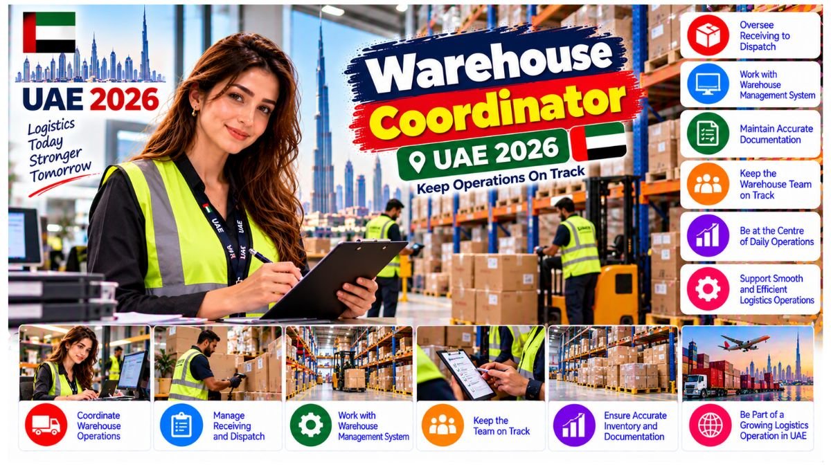 Warehouse Coordinator Jobs UAE 2026Â