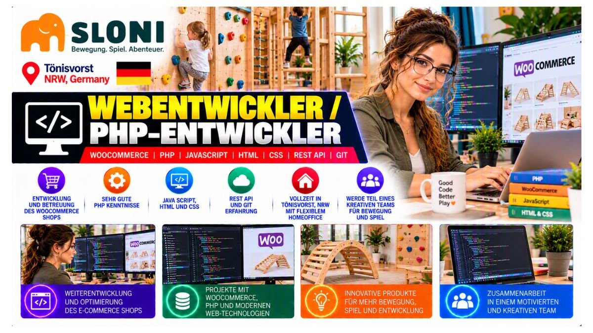 Webentwickler PHP-Entwickler Jobs Tönisvorst 2026