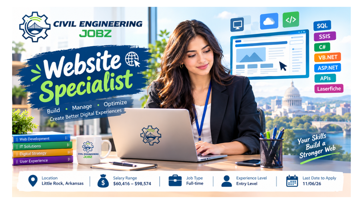 Website Specialist Jobs Little Rock AR 2026